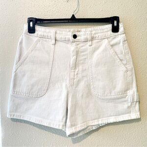 White Universal Thread Denim Shorts